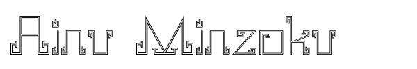 Ainu Minzoku font preview
